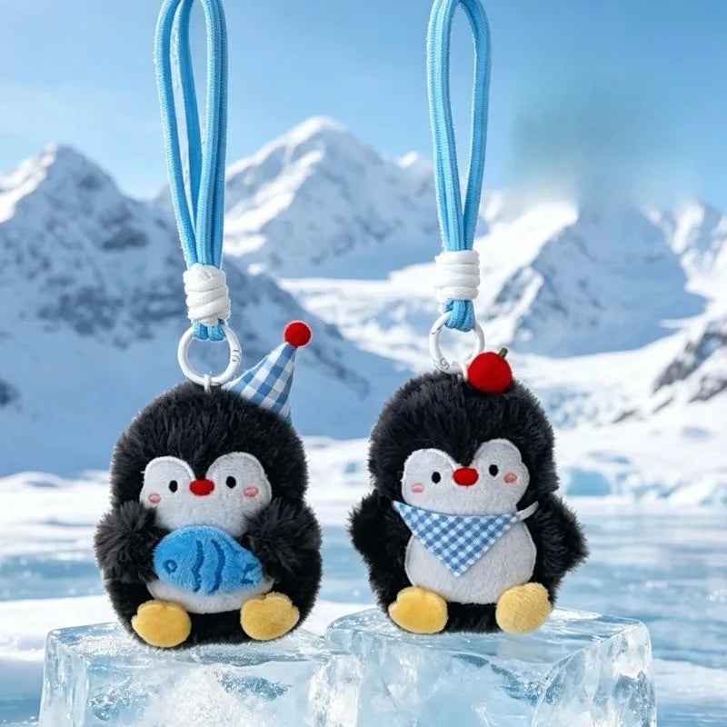 Plush Penguin Keychain and Bag Charm
