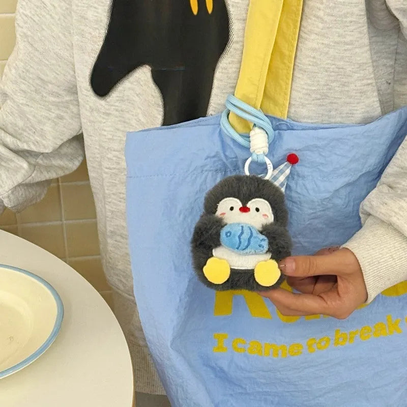 Plush Penguin Keychain and Bag Charm