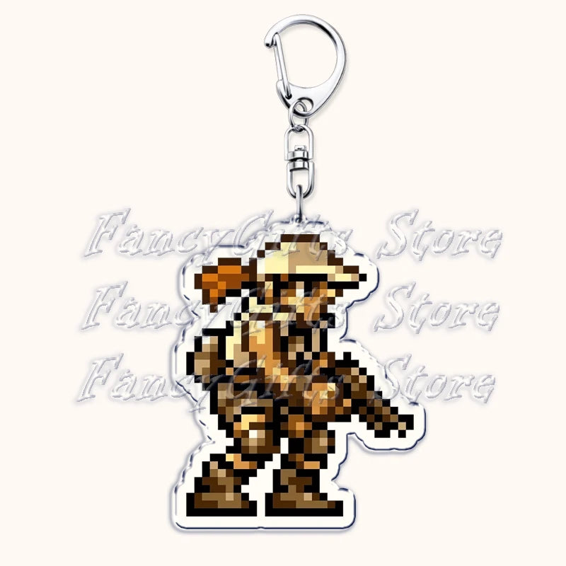 Metal Slug Acrylic Keychain with Lobster Clasp