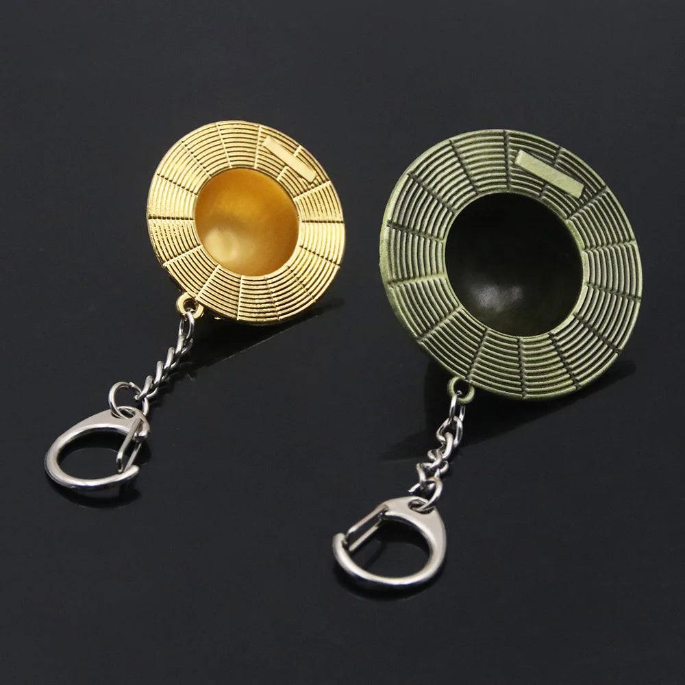 Anime Straw Hat Zinc Alloy Keychain