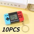 Mini Retro Game Console Keychain with Steel Buckle