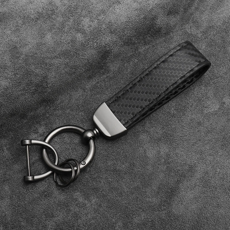 Alloy Car Key Strap Keychain