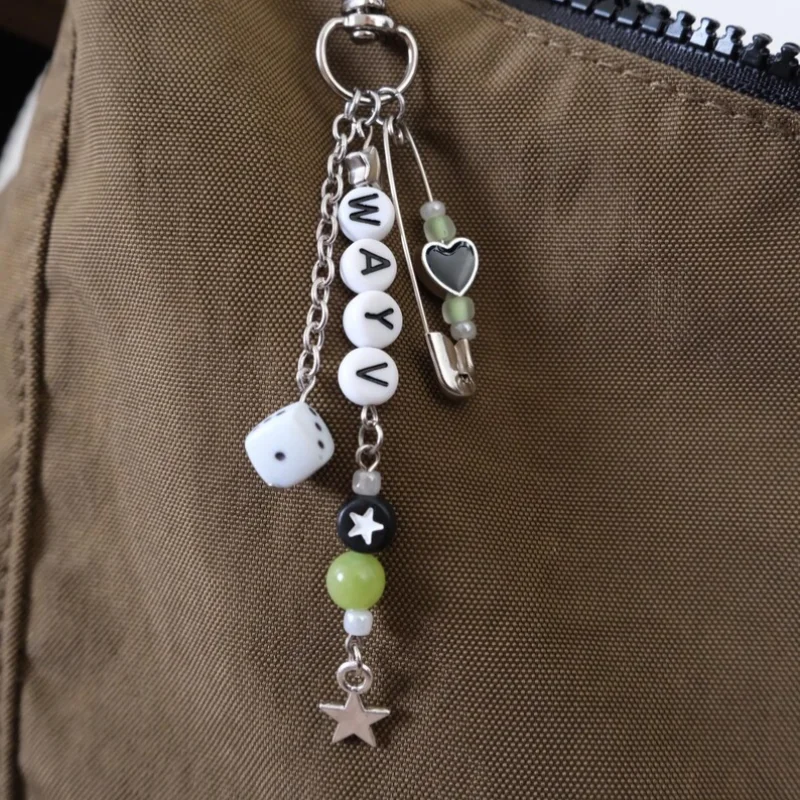 Korean NCT/WAKV keychain, Kpop mobile phone charm | Handmade Y2k jewelry keychain