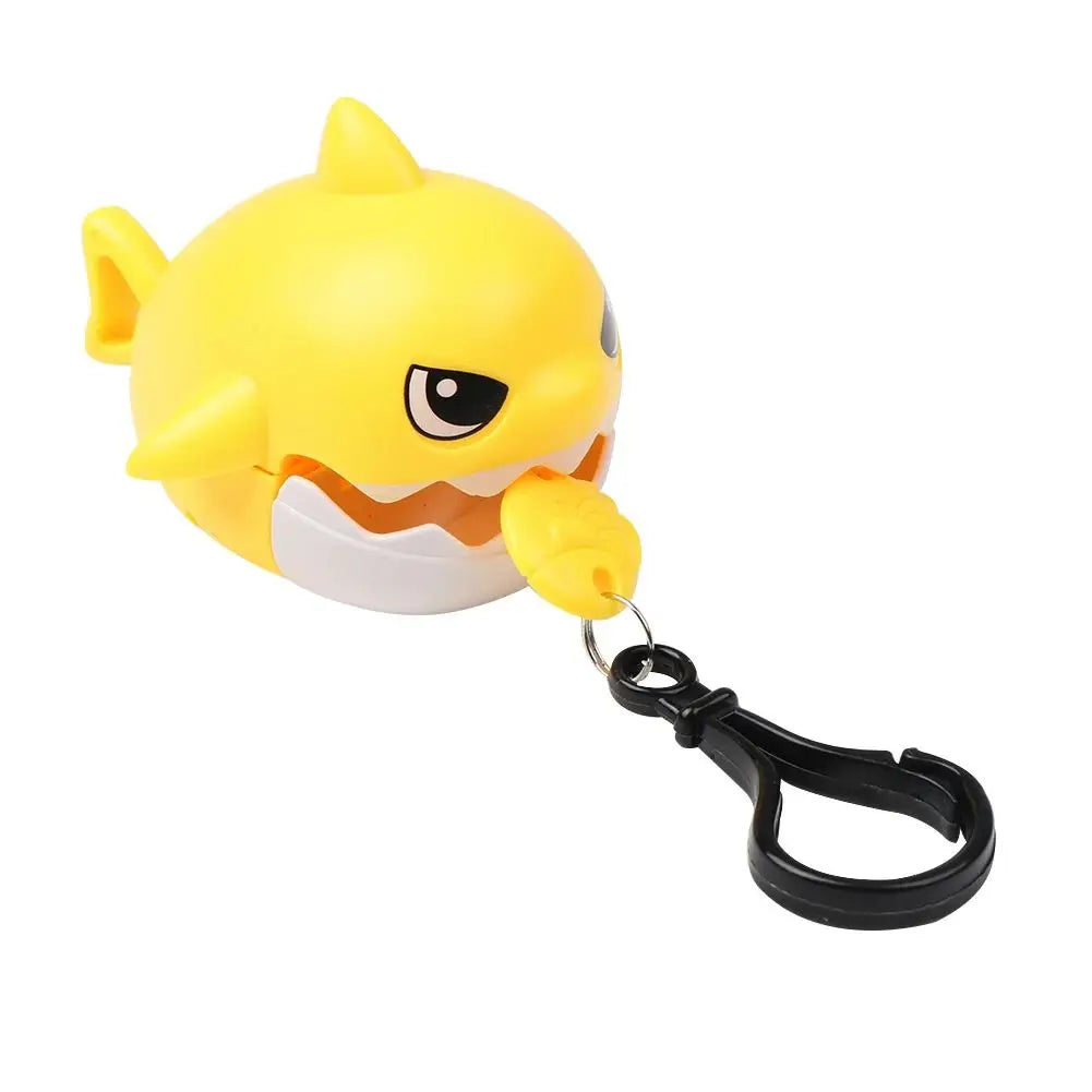 Cartoon Shark Pull-Line Keychain