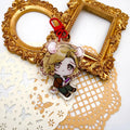 Acrylic Anime Charm Keychain with Zinc Alloy Clip