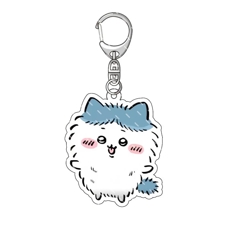 Cute Acrylic Keychain  All Character Variations 2-Sided Printed Charms for Backpacks  Keys Perfect Kawaii Gift for Fans