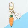 Antique Silver Plated Animal Keychain
