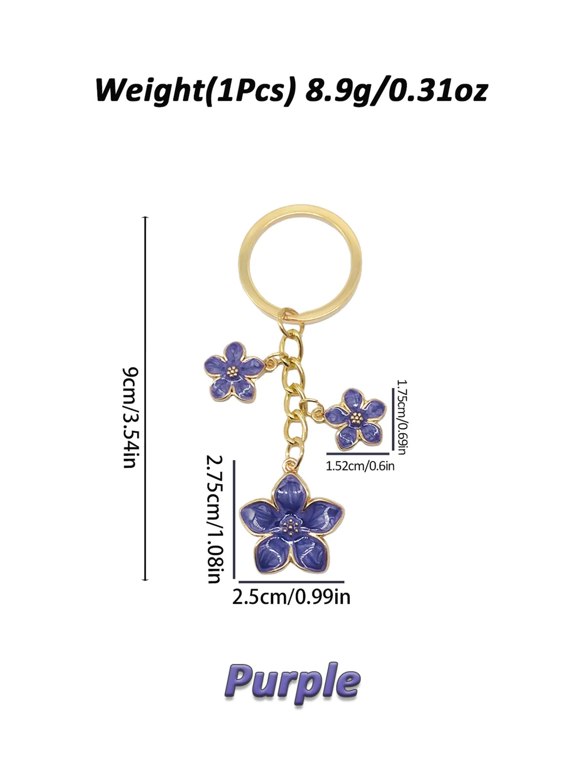 Blossom Flower Keychain and Bag Charm