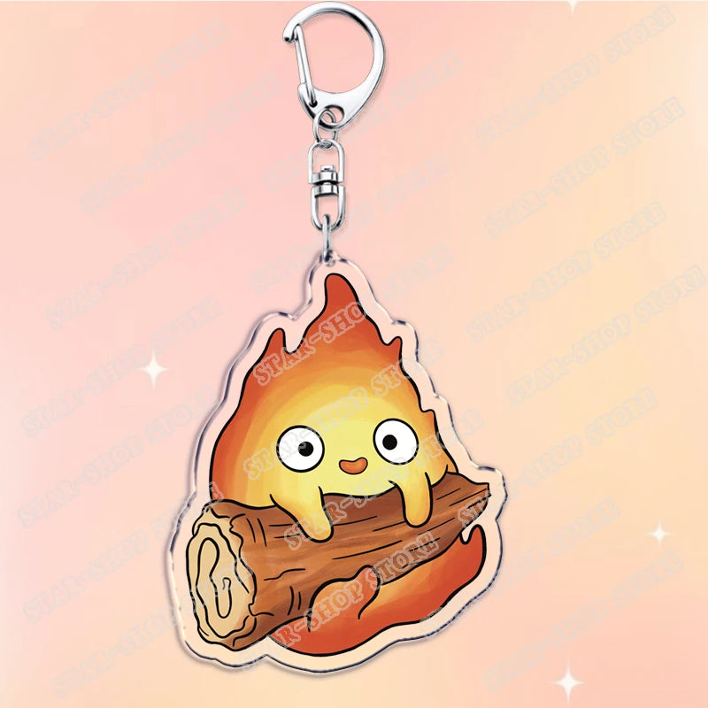 Anime Acrylic Charm Keychain with Lobster Clasp