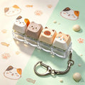 Cat 4-Key Keyboard Fidget Keychain