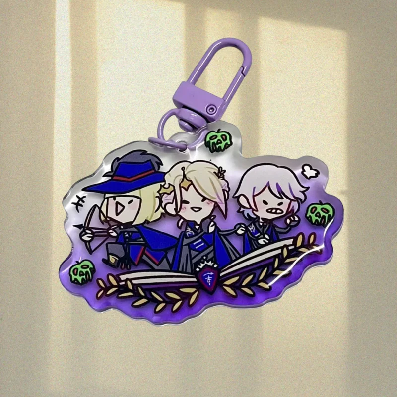College Acrylic Keychain with Lobster Clasp