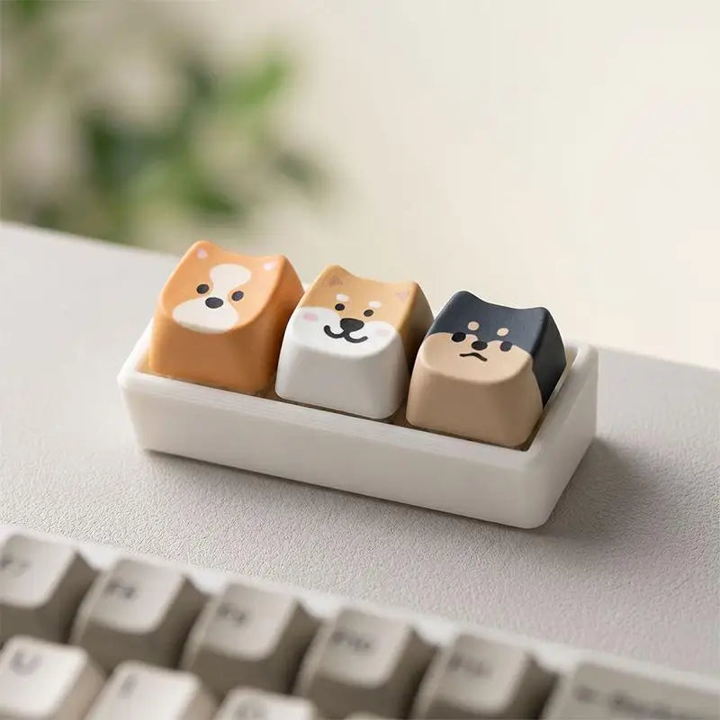 Animal Keycap Tactile Fidget Keychain