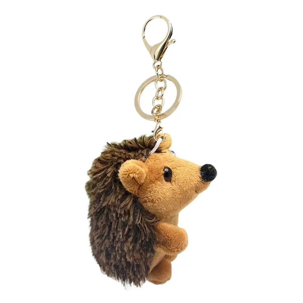 Plush Hedgehog Keychain Charm