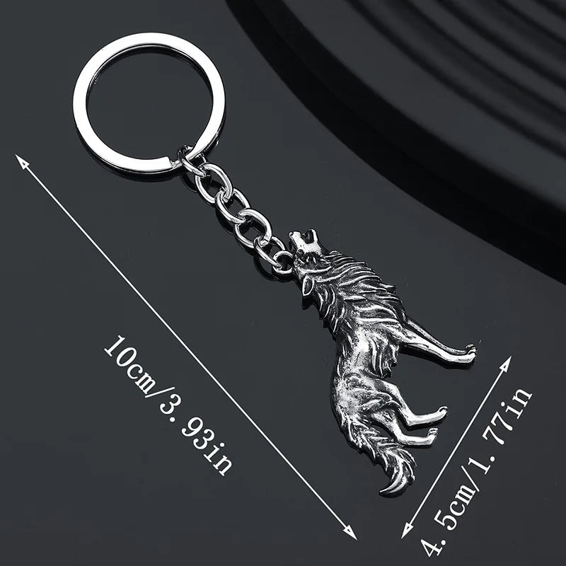 Keychain Pendant, Vintage Wolf King, New Style Pendant, Car Rearview Mirror Decoration Pendant, Backpack Pendant, Keychain Penda