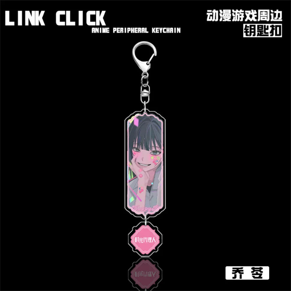 LINK CLICK Anime Acrylic Keychain with Lobster Clasp