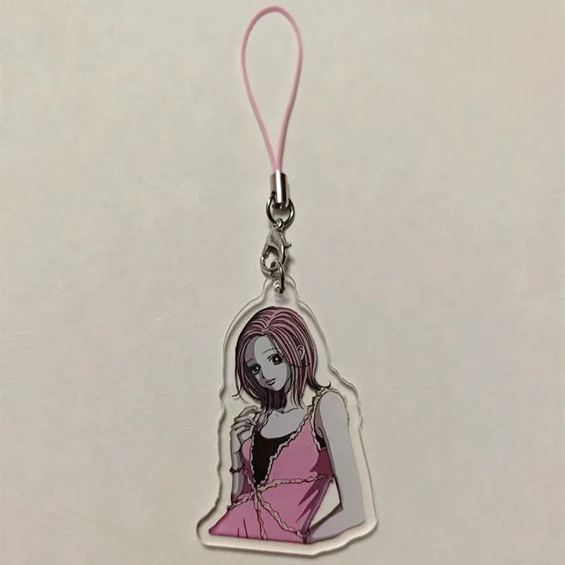 NANA Anime Charm Keychain with Lobster Clasp
