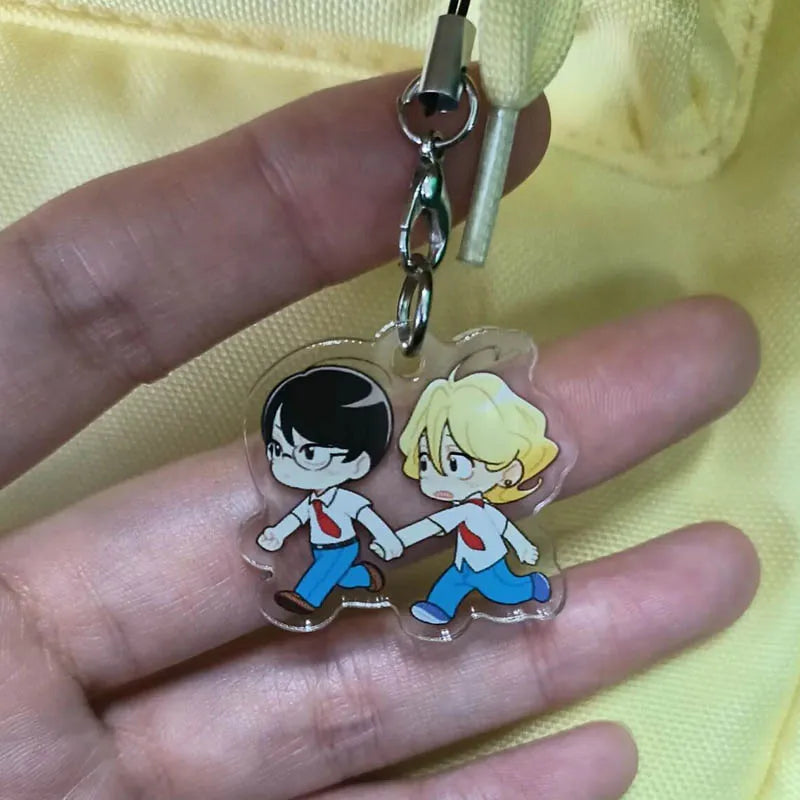 Doukyuusei Acrylic Character Charm Keychain