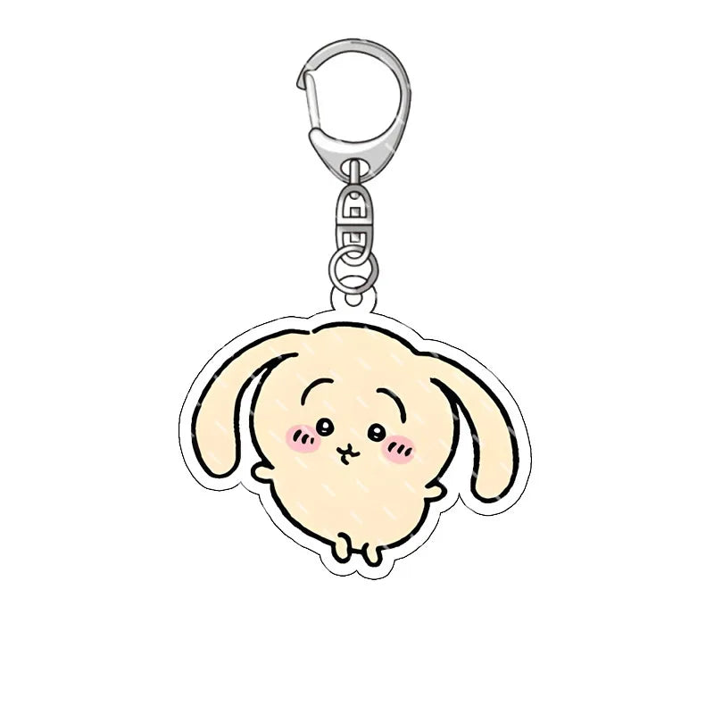 Cute Acrylic Keychain  All Character Variations 2-Sided Printed Charms for Backpacks  Keys Perfect Kawaii Gift for Fans