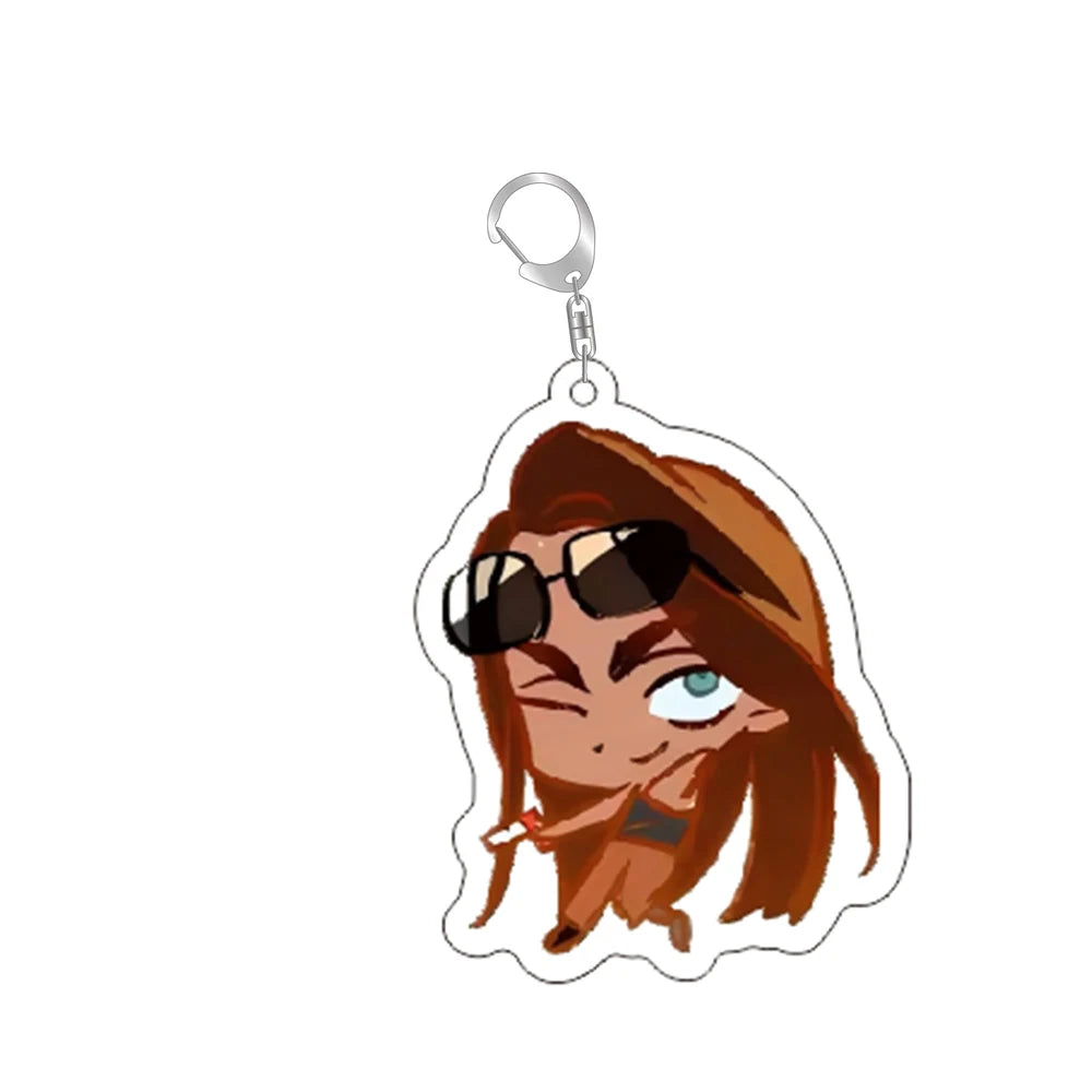 Alien Stage Chibi Acrylic Keychain with D-Clasp