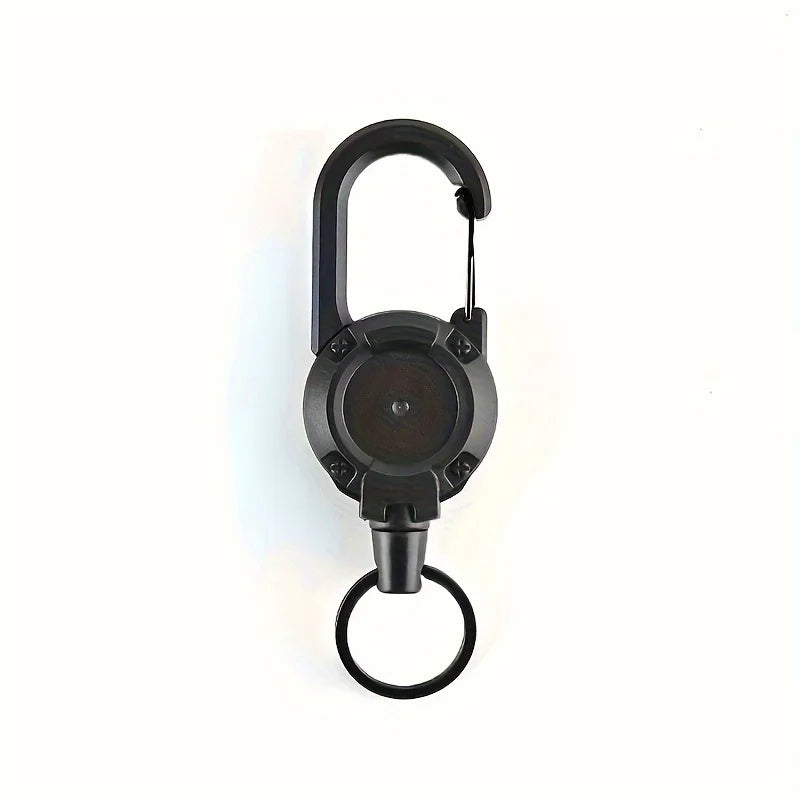 Retractable Keychain with Steel Cord