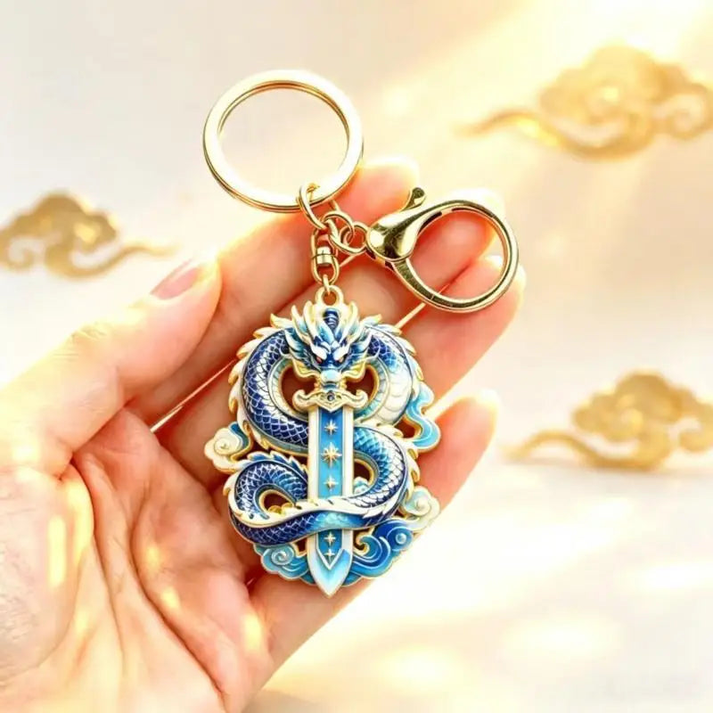 Decorative Animal-Motif Keychain and Bag Charm