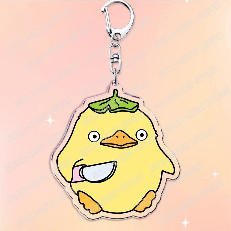 Anime Acrylic Charm Keychain with Lobster Clasp