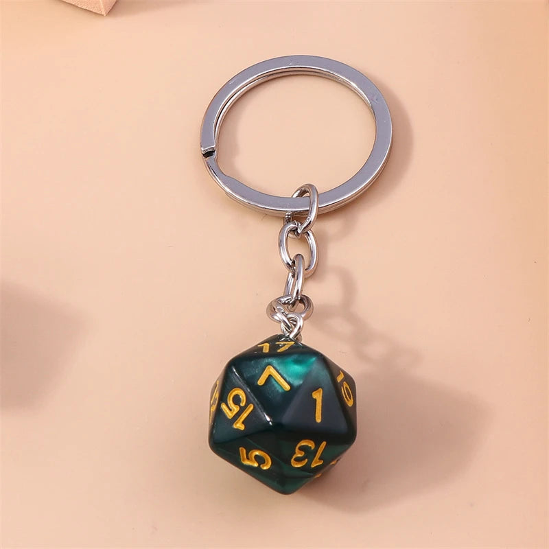 Cute Enamel Number 5 Keychain for Car Key Souvenir Gifts for Women Men Handbag Pendants Keyrings DIY Jewelry Accessories