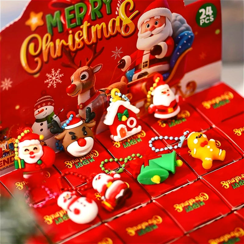 Keychain Gift Package for Christmas Theme Party. Suitable Surprise Box. Holiday Gift, Most Suitable for Christmas. Xmas