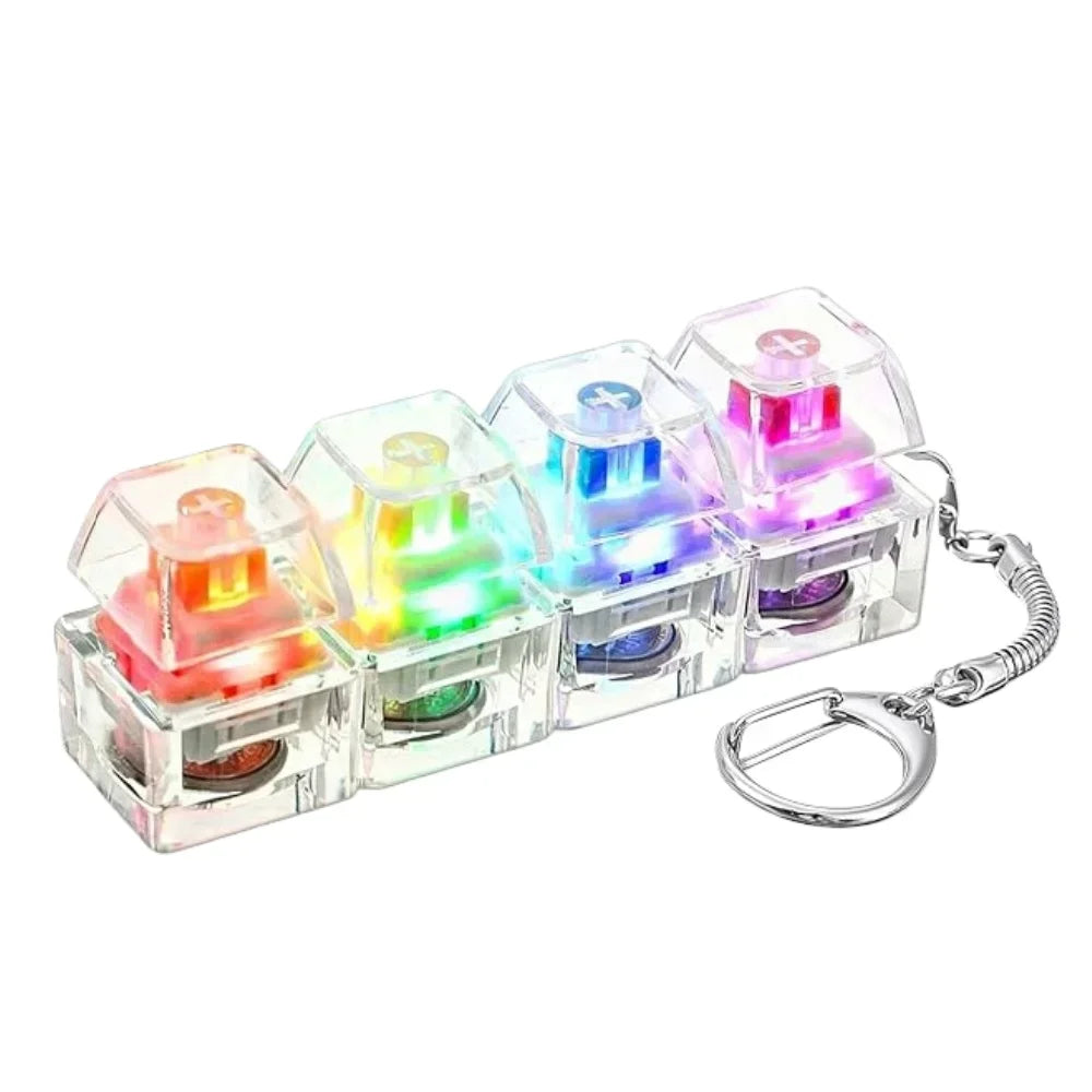 Keyboard Button LED Keychain