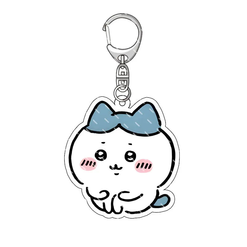 Cute Acrylic Keychain  All Character Variations 2-Sided Printed Charms for Backpacks  Keys Perfect Kawaii Gift for Fans