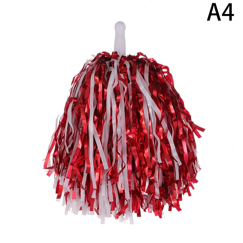 Cheerleading Pom-Pom Keychain with Lobster Clasp