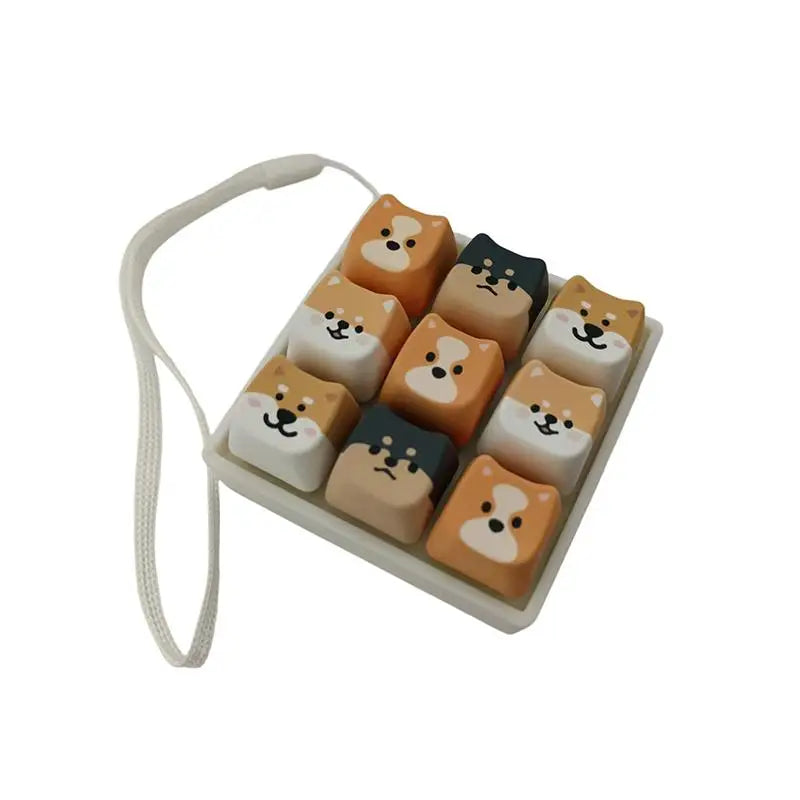 Animal Keycap Fidget Keychain