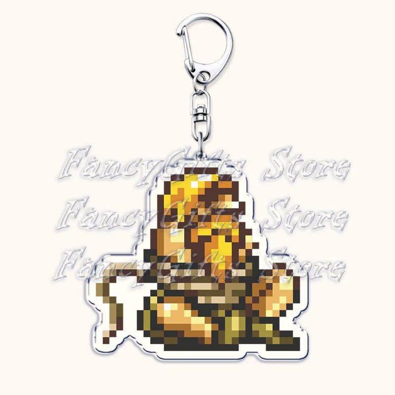 Metal Slug Acrylic Keychain with Lobster Clasp