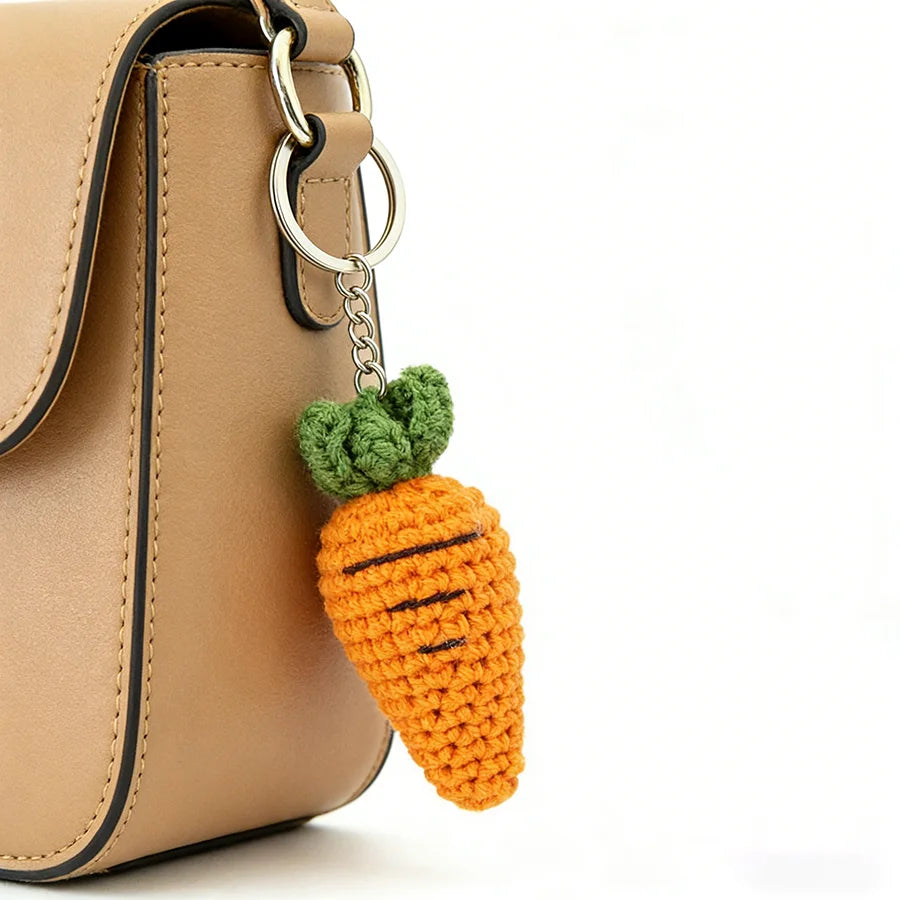 Braided Charm Keychain with Lobster Clasp