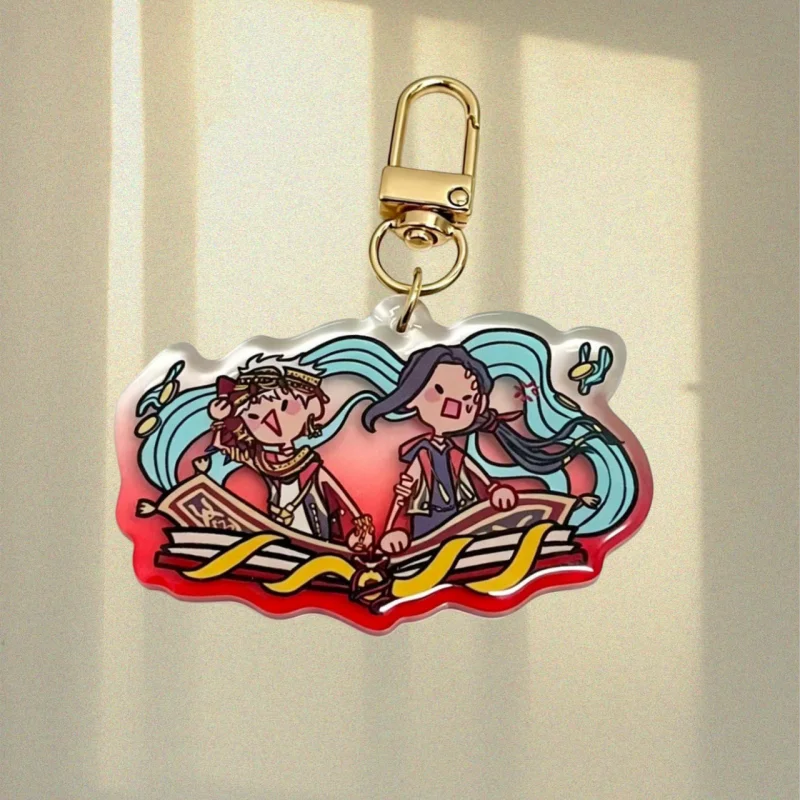 College Acrylic Keychain with Lobster Clasp