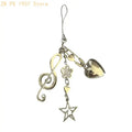 Trendy Musical Symbol Keychain Pendant For Mobile Keys Or Wallet Accessories 55KA