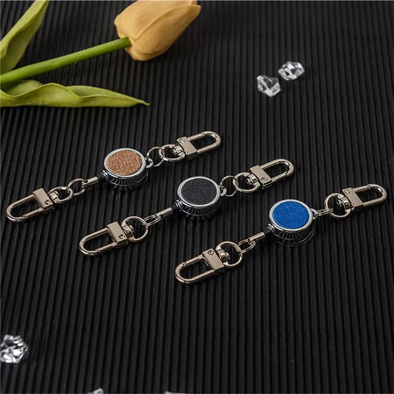 Aluminium Retractable Badge Reel and Keychain