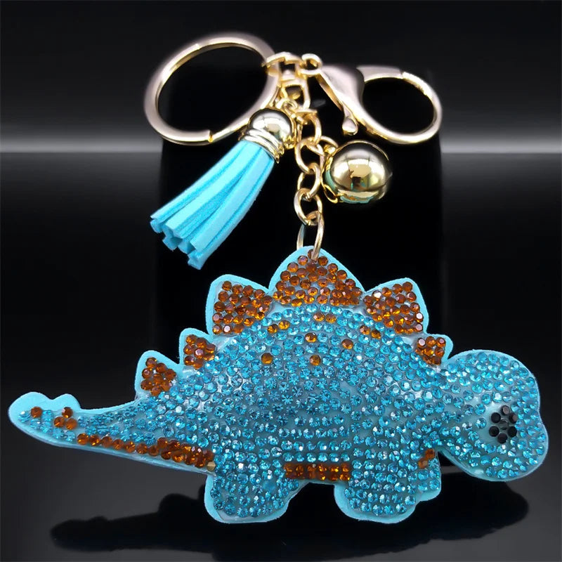 Crystal Ladybug Bag Charm Keychain