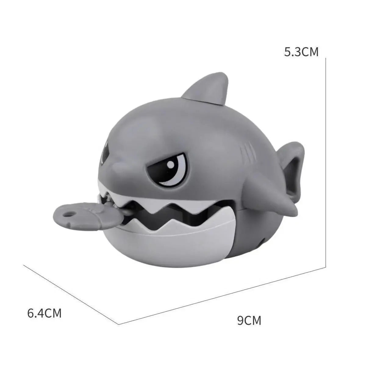Cartoon Shark Pull-Line Keychain