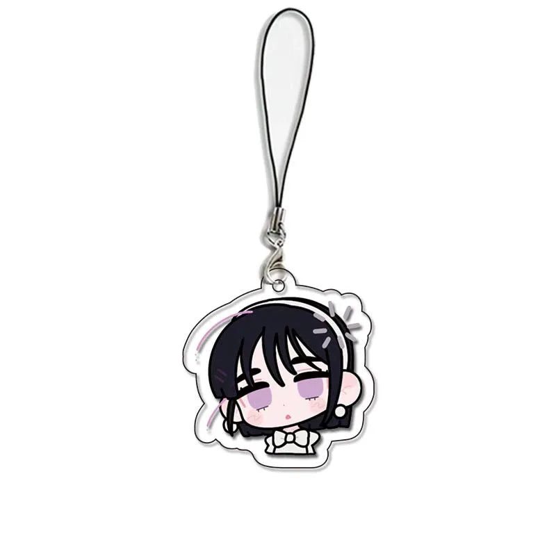 Anime Alien Stage Ivan Till Arcylic Keychain Kawaii Phone Chain Bag Pendant Key Chain Backpack Decor Jewelry for Children Gifts