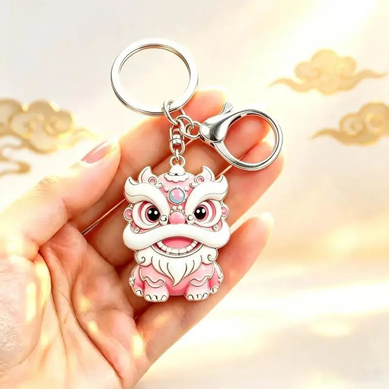 Decorative Animal-Motif Keychain and Bag Charm