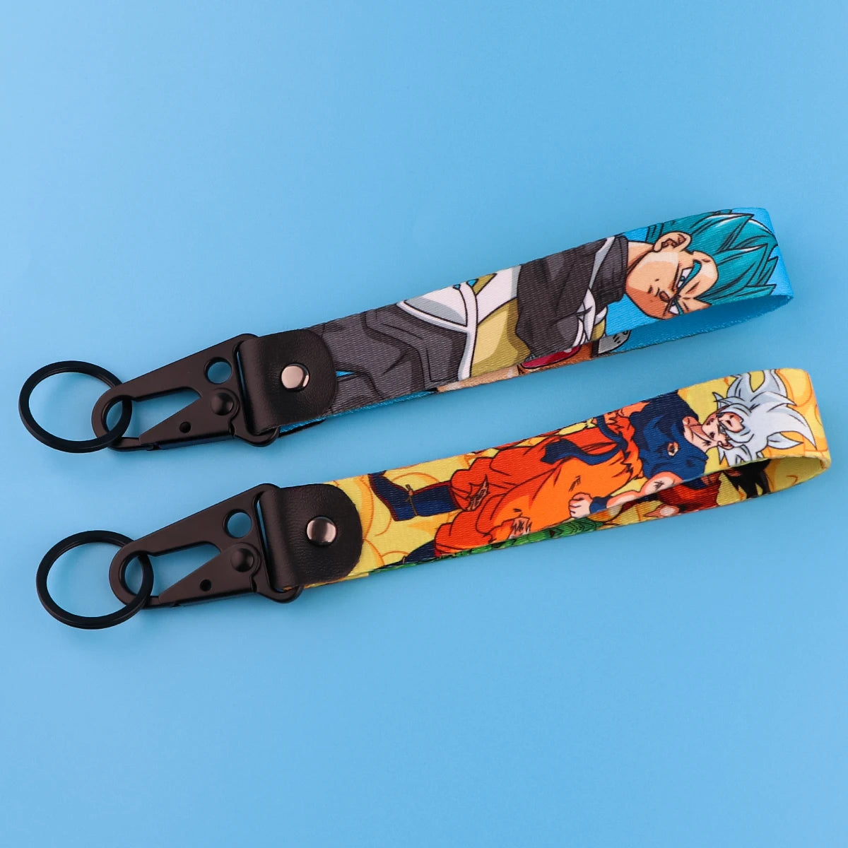 Double-Sided Anime Wrist Strap Keychain