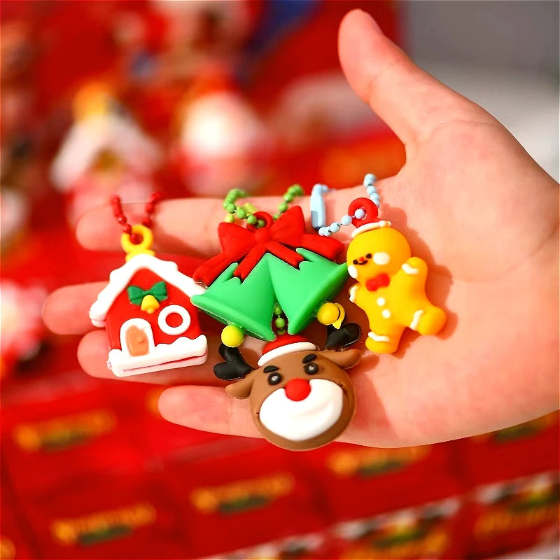 Keychain Gift Package for Christmas Theme Party. Suitable Surprise Box. Holiday Gift, Most Suitable for Christmas. Xmas