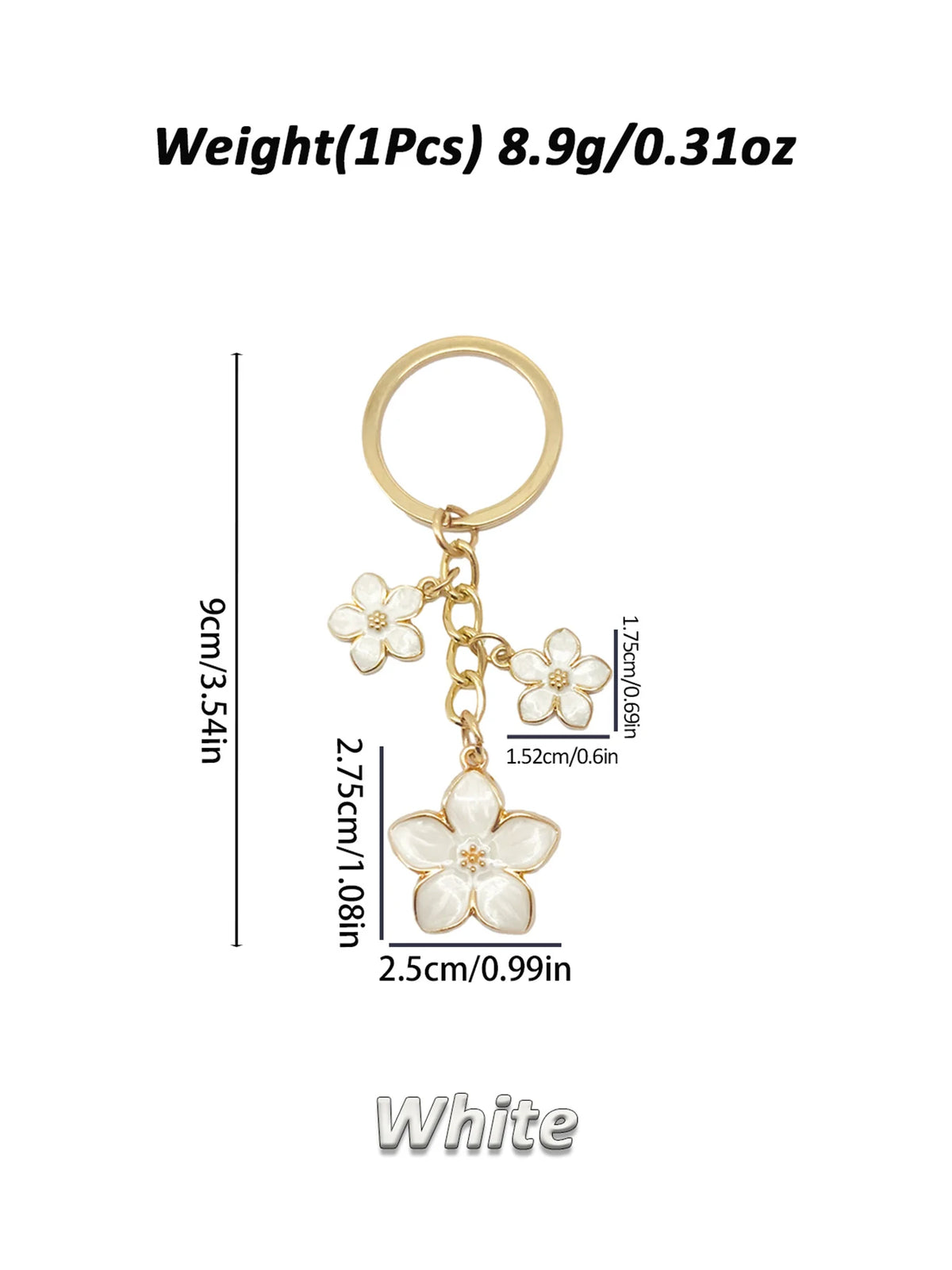 Blossom Flower Keychain and Bag Charm