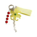 Translucent Flower Charm with Ribbon Detail