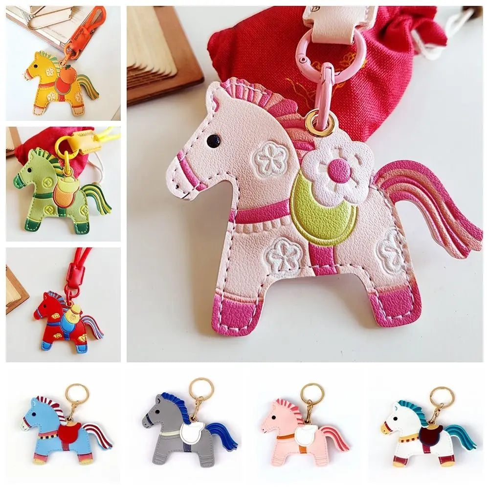 Horse Access Card Keychain with Carabiner