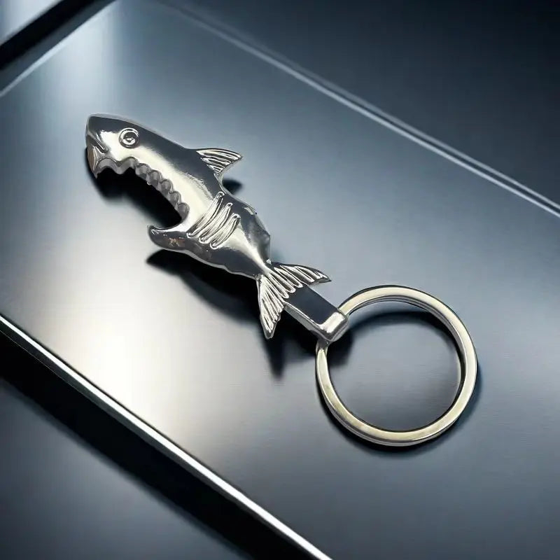 Shark Keychain Bottle Opener Fish Beer Bottle Opener Keychain Charms For Bag Keys Car Keys Accessories Keyring Jewelry Gift