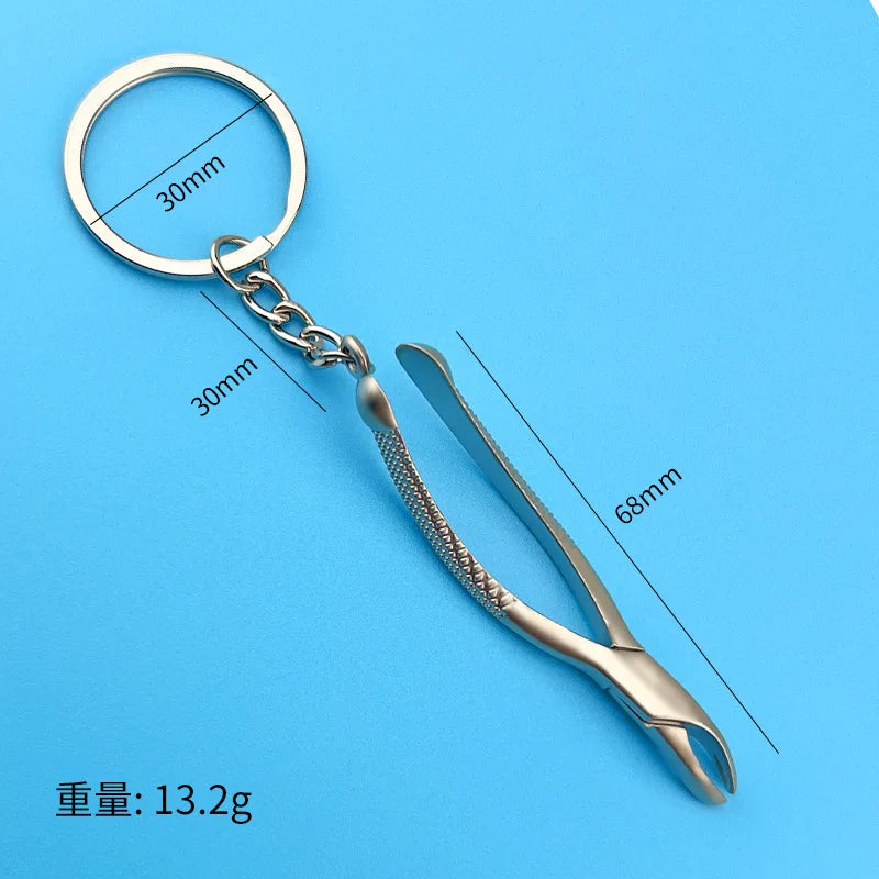 Tooth Keychain Dental Assistant Gift Key Chain Men Women Couple Key Holder Dentist graduation bithday gift