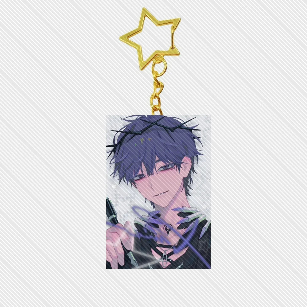Link Click Acrylic Keychain with Lobster Clasp