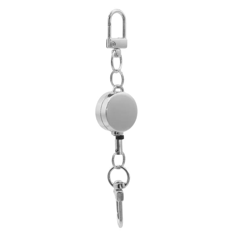 Aluminium Retractable Badge Reel and Keychain